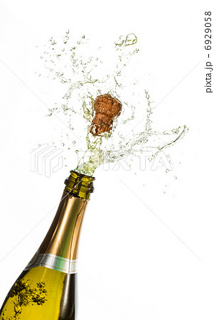 Bottle of champagne popping 6929058