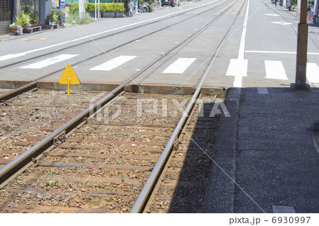 路面電車のレール 路面電車のレール 6930997
