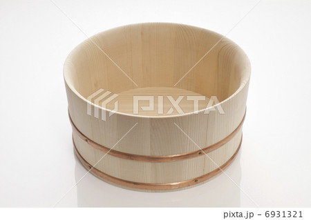 天然木の湯桶 6931321