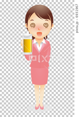 ビジネス女性イラスト 6931967