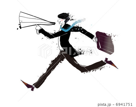 Side view of man running Side view of man running 6941751