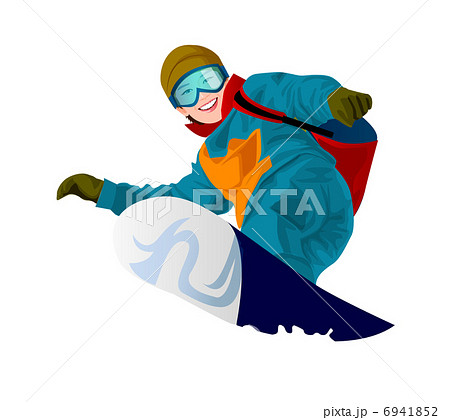 Portrait of man skiing in snow Portrait of man skiing in snow 6941852