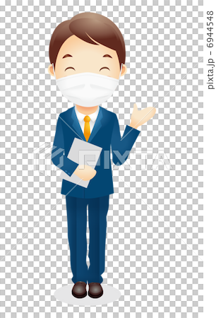 ビジネス男性イラスト 6944548