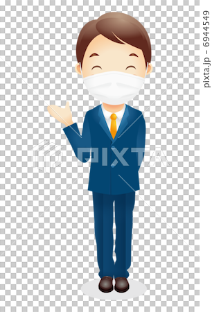 ビジネス男性イラスト 6944549