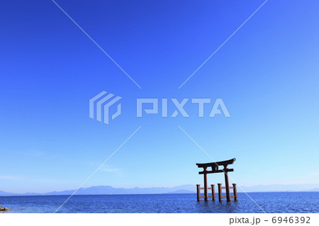 湖上の鳥居 6946392