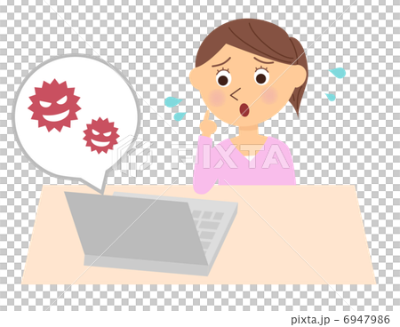 女性　ＰＣ　ウイルス 6947986