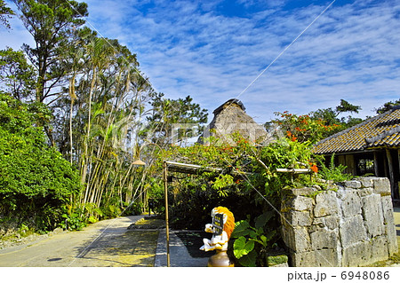 琉球村　旧島袋家住宅高倉　 6948086