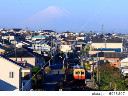 富士山と久留里線キハ３０ 6953807