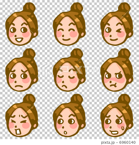 Female facial expression Female facial expression 6960140