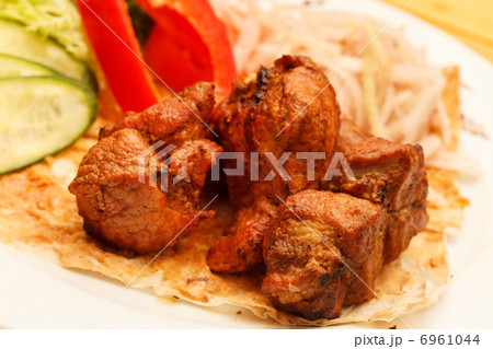 kebab with vegetables 6961044