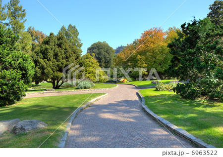 Alley in the park. Turin, Italy. 6963522