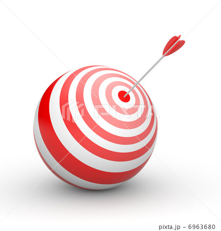 Target with arrow Target with arrow 6963680