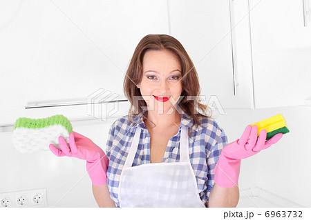 housewife in kitchen 6963732