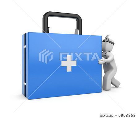 Medic with first aid kit Medic with first aid kit 6963868