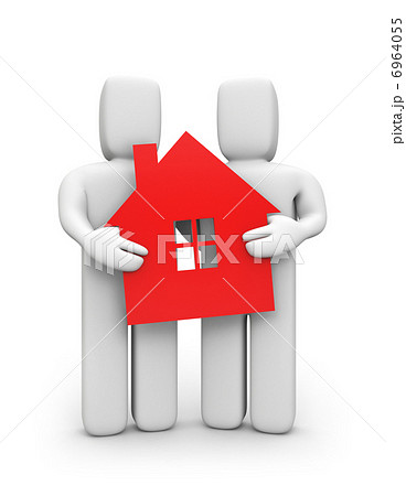 Family with new house Family with new house 6964055