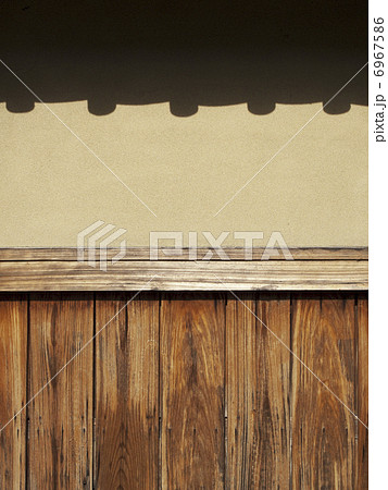 民家の板塀と土塀 民家の板塀と土塀 6967586