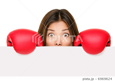 Funny sign woman 6969624