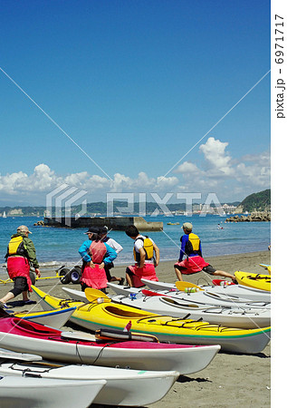 シーカヤック仲間の準備体操 6971717