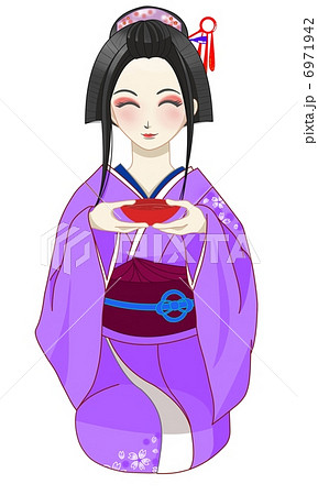 お酒を勧める花魁 お酒を勧める花魁 6971942