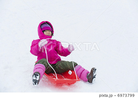 そり遊び そり遊び 6973799