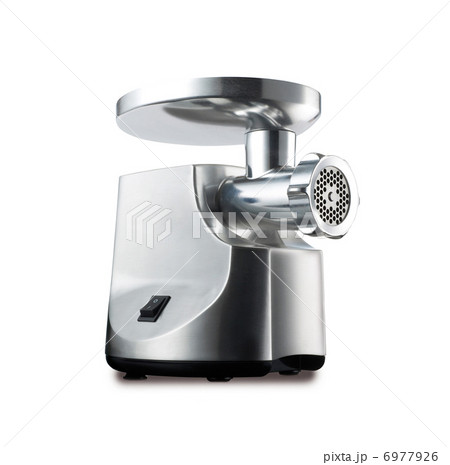 electric meat grinder isolated electric meat grinder isolated 6977926