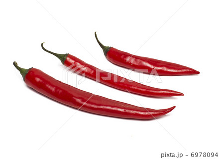 red hot chili pepper isolated on a white background 6978094