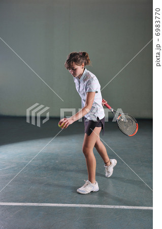 tennis girl tennis girl 6983770