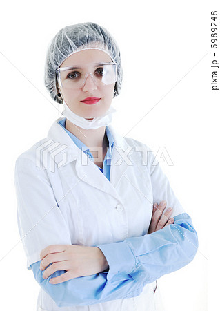 isolated adult woman nurse 6989248
