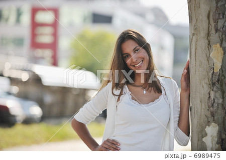 young woman havefun at street young woman havefun at street 6989475