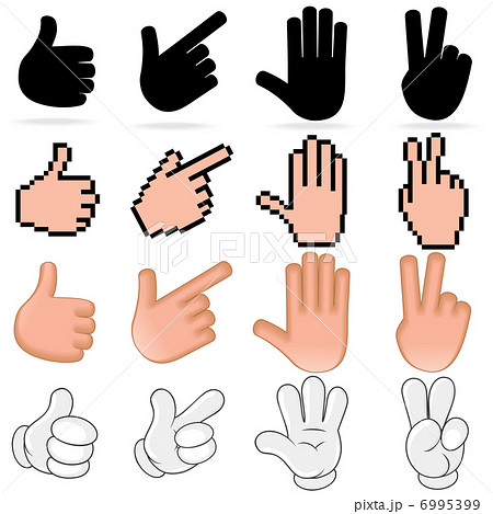 Stylized Vector Hands Stylized Vector Hands 6995399
