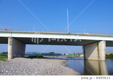 河原から仰ぎ見る大橋 6995613