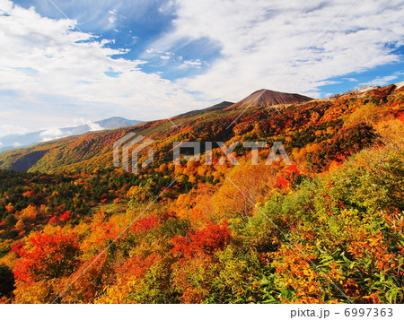 磐梯吾妻スカイラインからの紅葉風景 6997363