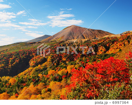 磐梯吾妻スカイラインからの紅葉風景 6997364