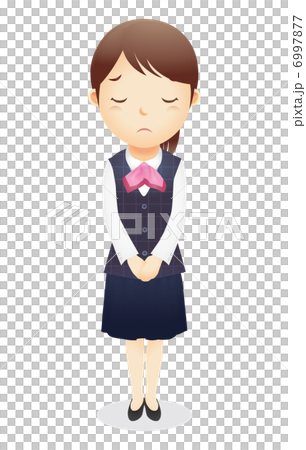 Illustration of reception desk clerk 6997877