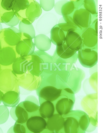 爽やかなグリーンのジェルステッカー 6998324