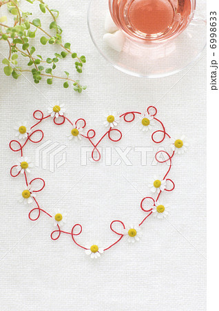 ハートと花 6998633