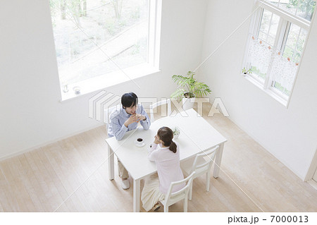 ティータイムの日本人カップル 7000013