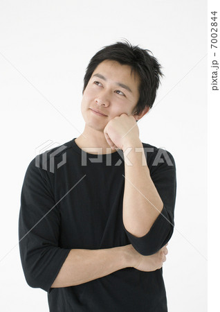 思案顔の男性 7002844