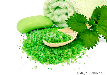 Salt and soap green with nettle Salt and soap green with nettle 7007449