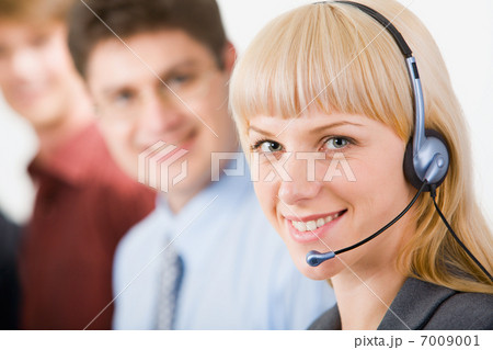Friendly telephone operator Friendly telephone operator 7009001
