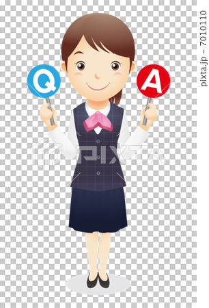 接待台職員的例證 接待台職員的例證 7010110