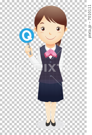 Illustration of reception desk clerk Illustration of reception desk clerk 7010111
