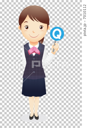 接待台職員的例證 接待台職員的例證 7010112