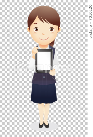 Illustration of reception desk clerk Illustration of reception desk clerk 7010120