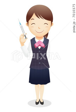 受付事務の女性イラスト 7010375
