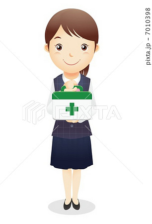 受付事務の女性イラスト 7010398