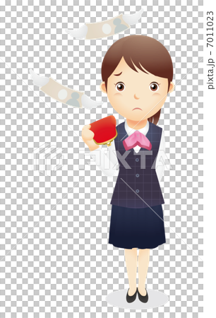 受付事務の女性イラスト 7011023