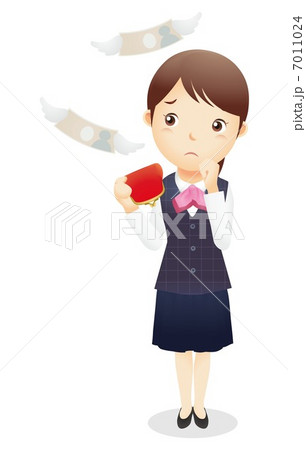 受付事務の女性イラスト 7011024