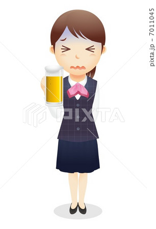 受付事務の女性イラスト 7011045