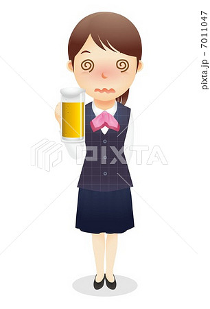 受付事務の女性イラスト 受付事務の女性イラスト 7011047